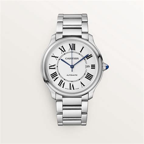 cartier round watch 40mm.